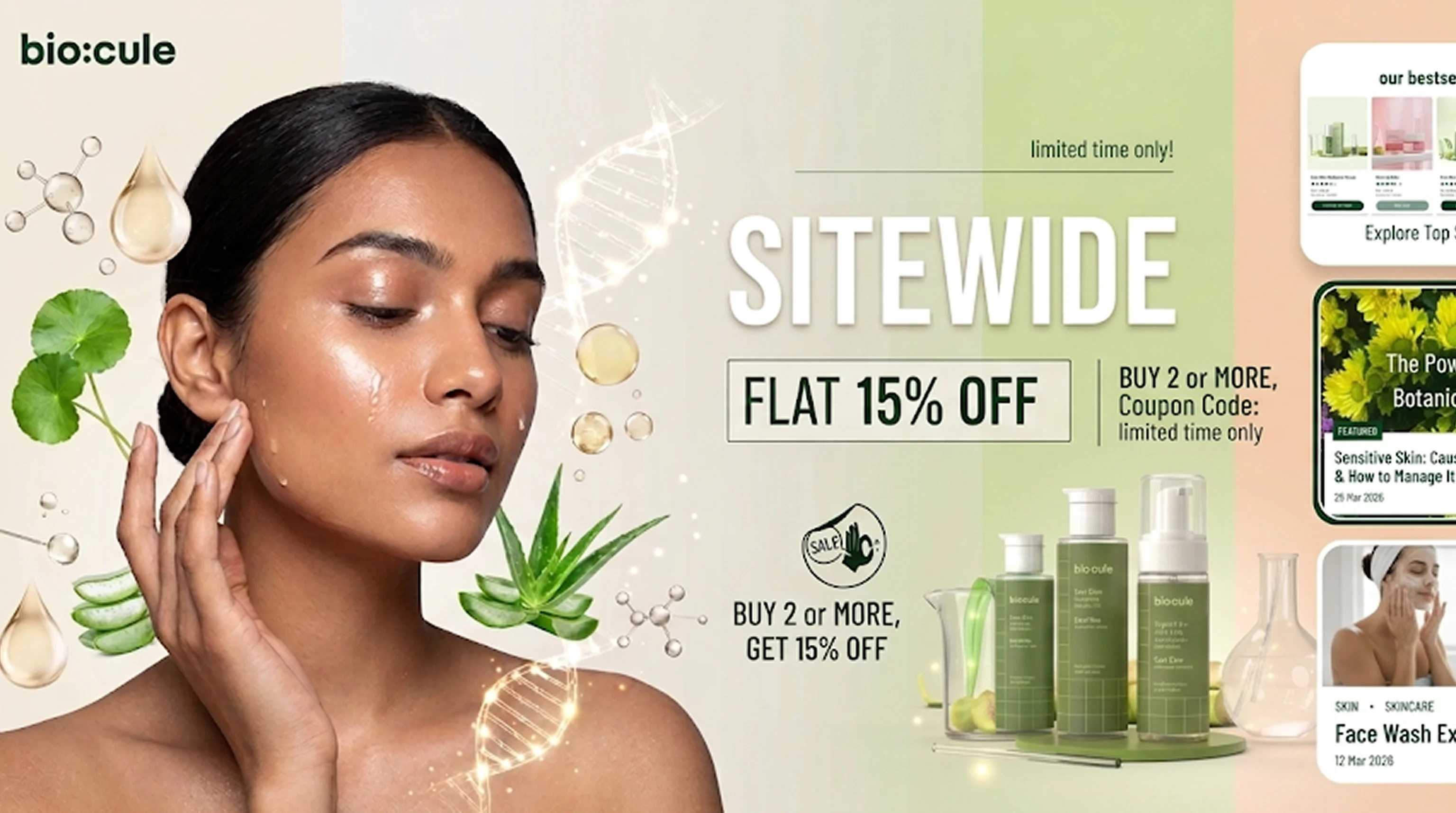 Biocule — E-Commerce / Web project by CodiFly