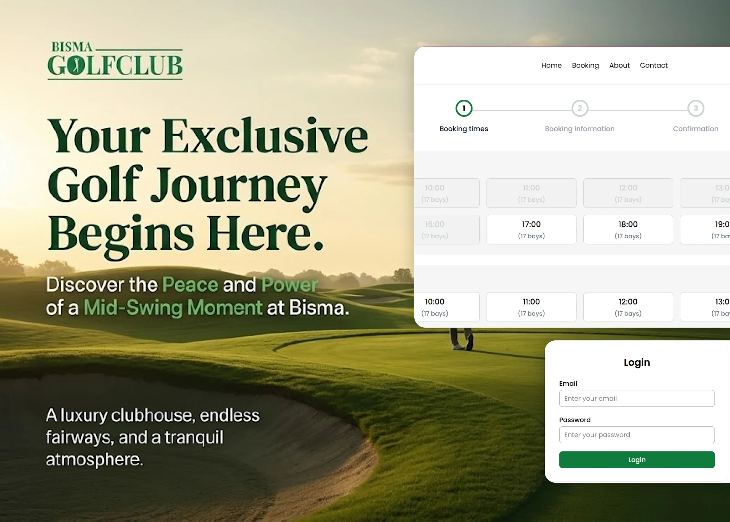Bisma Golf Club — Sports / Web project by CodiFly