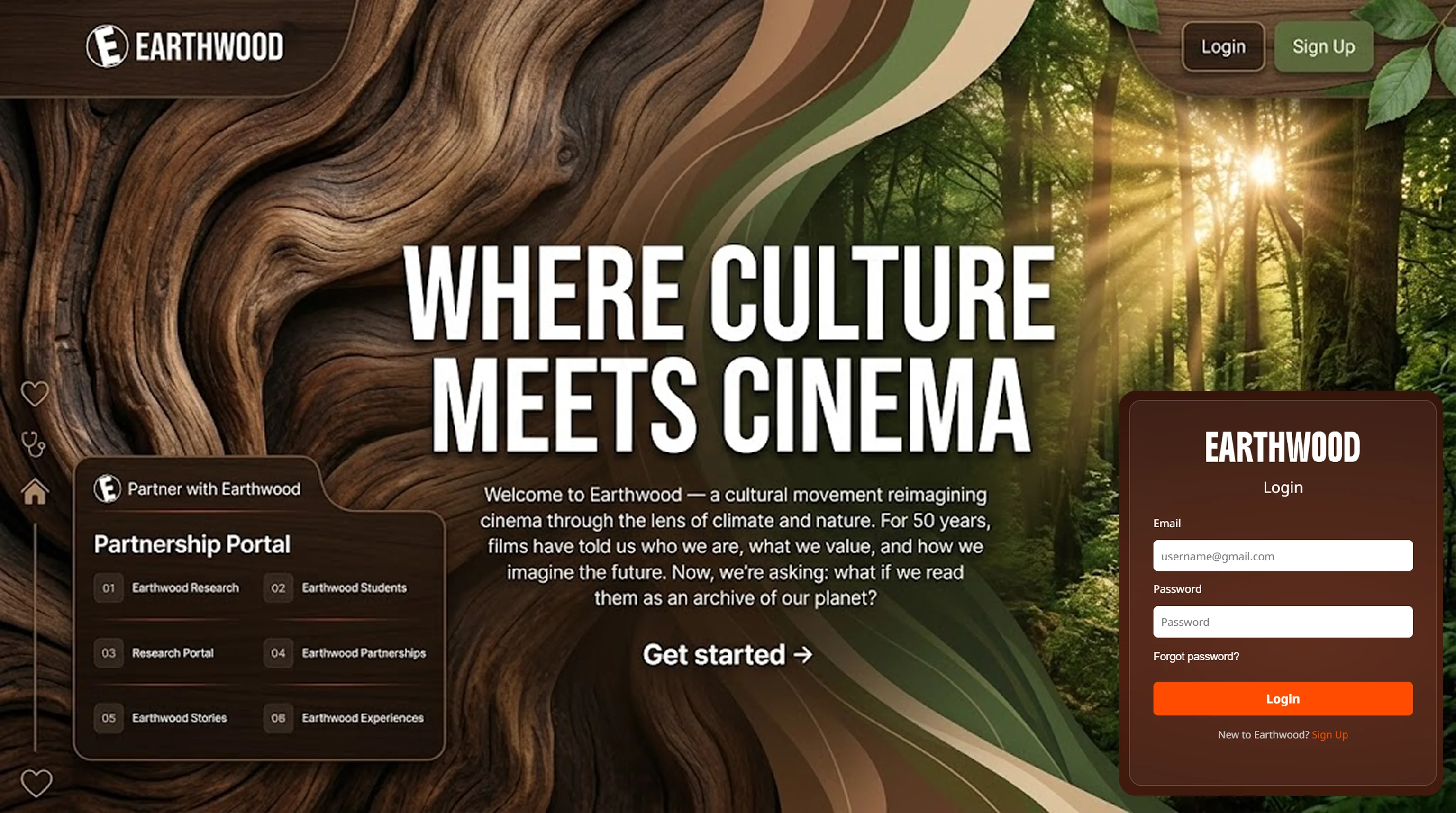 Earthwood environmental preservation and sustainability platform — India