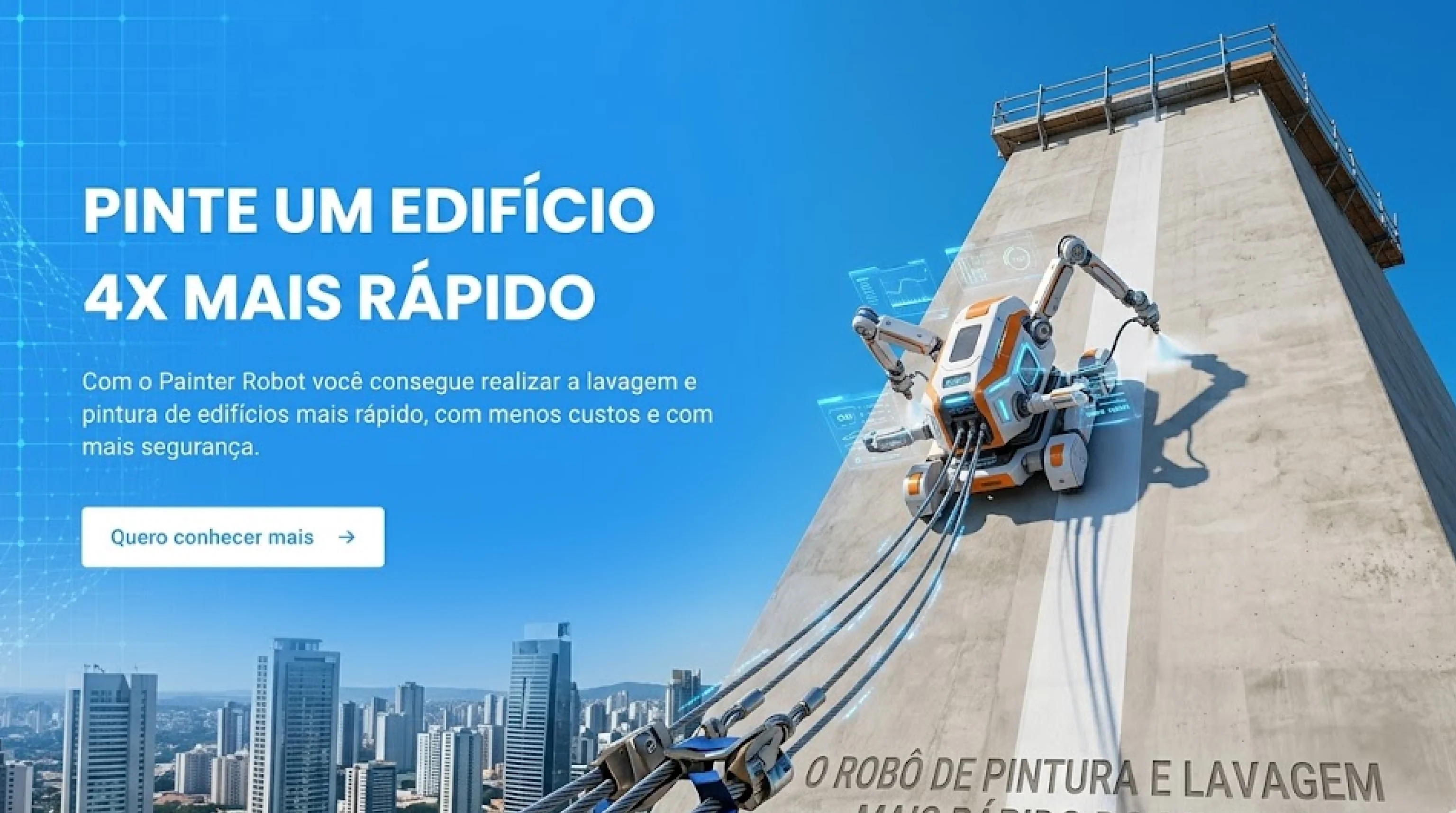 Fast Robot robotic paint simulator and automation showcase site — Brazil