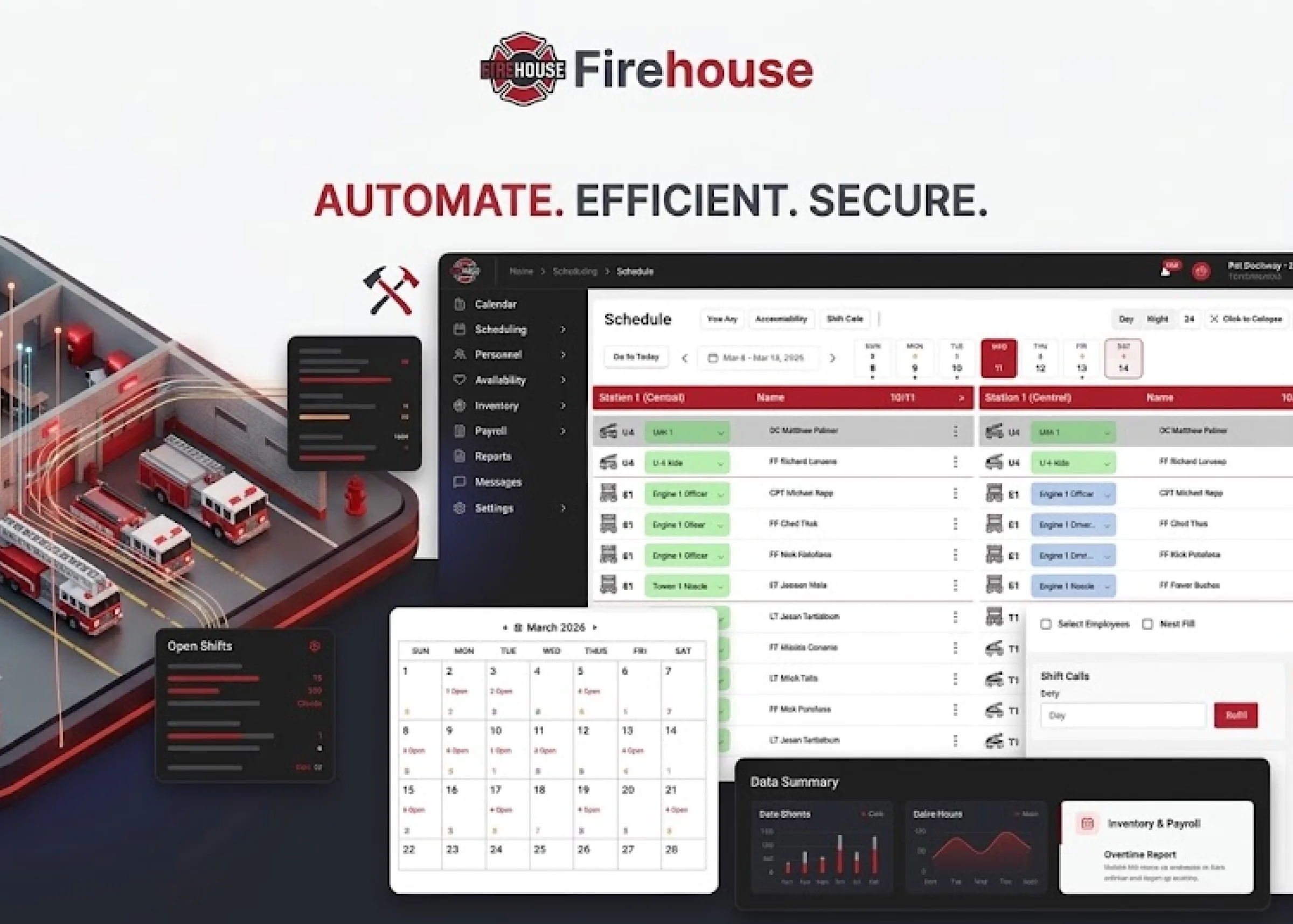 Fire Department Scheduling — SaaS / Web & App project by CodiFly