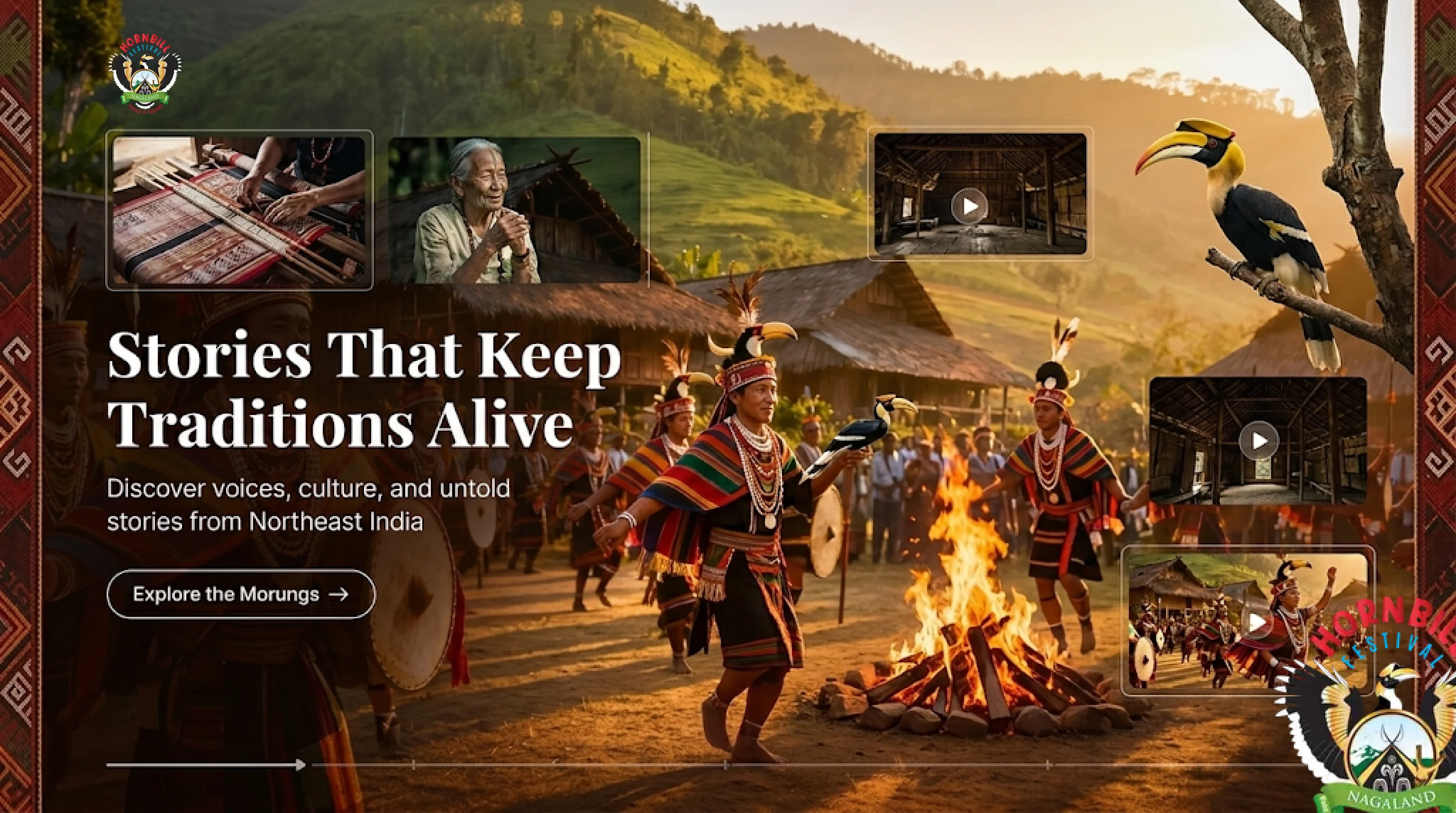 Hornbill Pluc Nagaland cultural festival digital platform — India