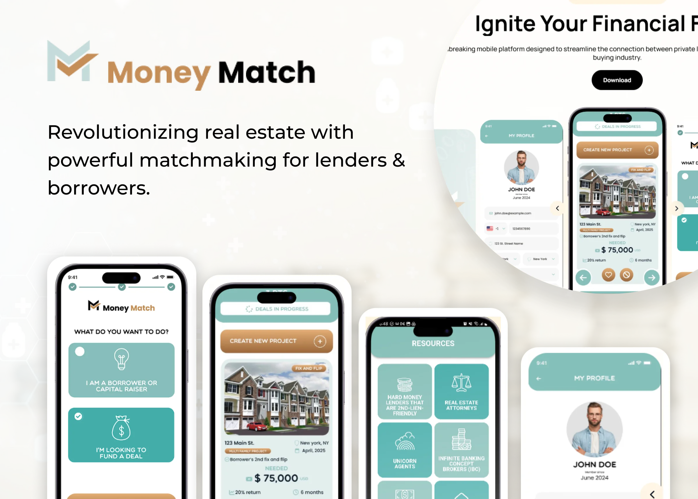 MoneyMatch App — FinTech / Web & App project by CodiFly