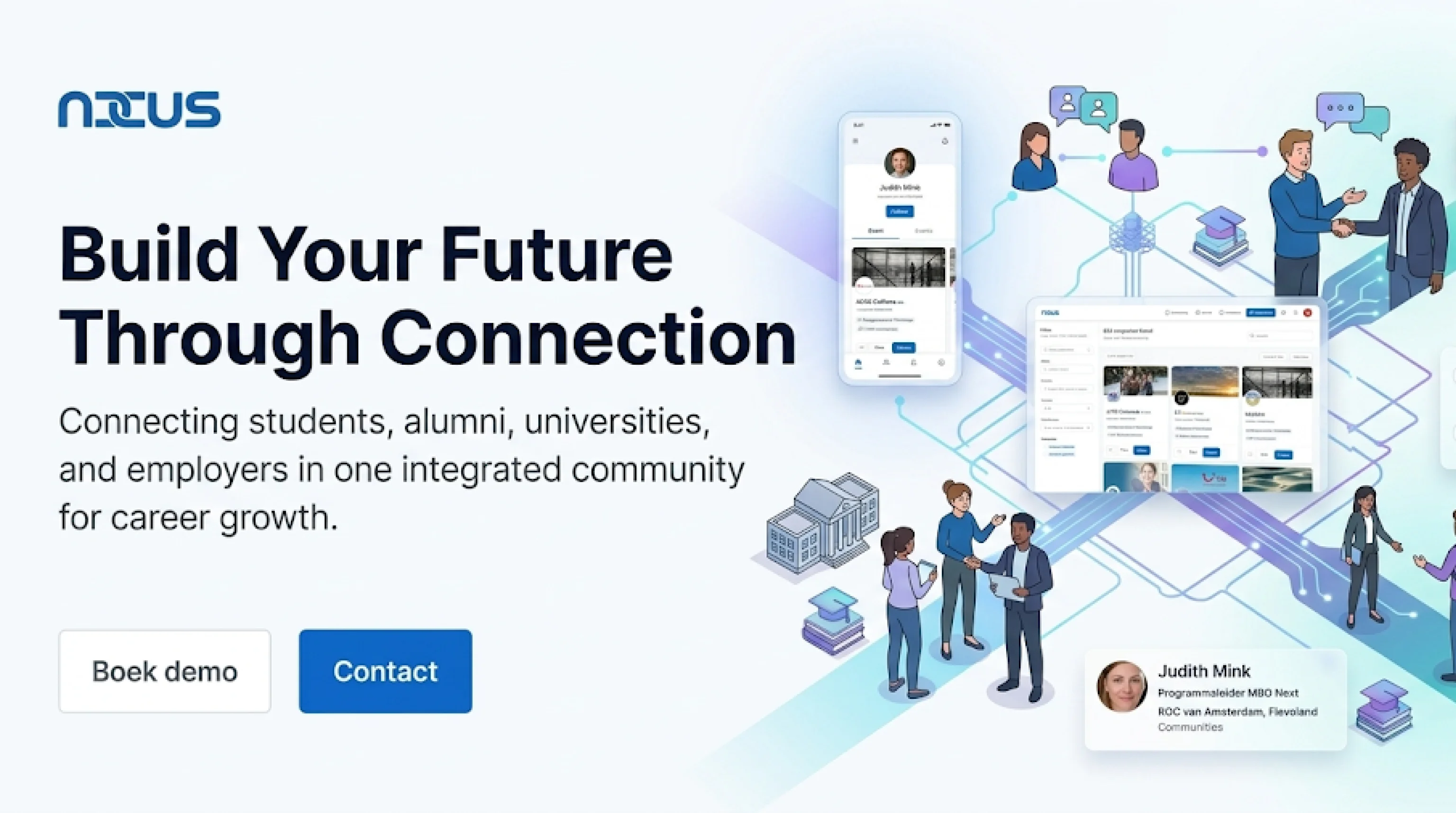 Nxus — Career & Alumni / Web & App project by CodiFly
