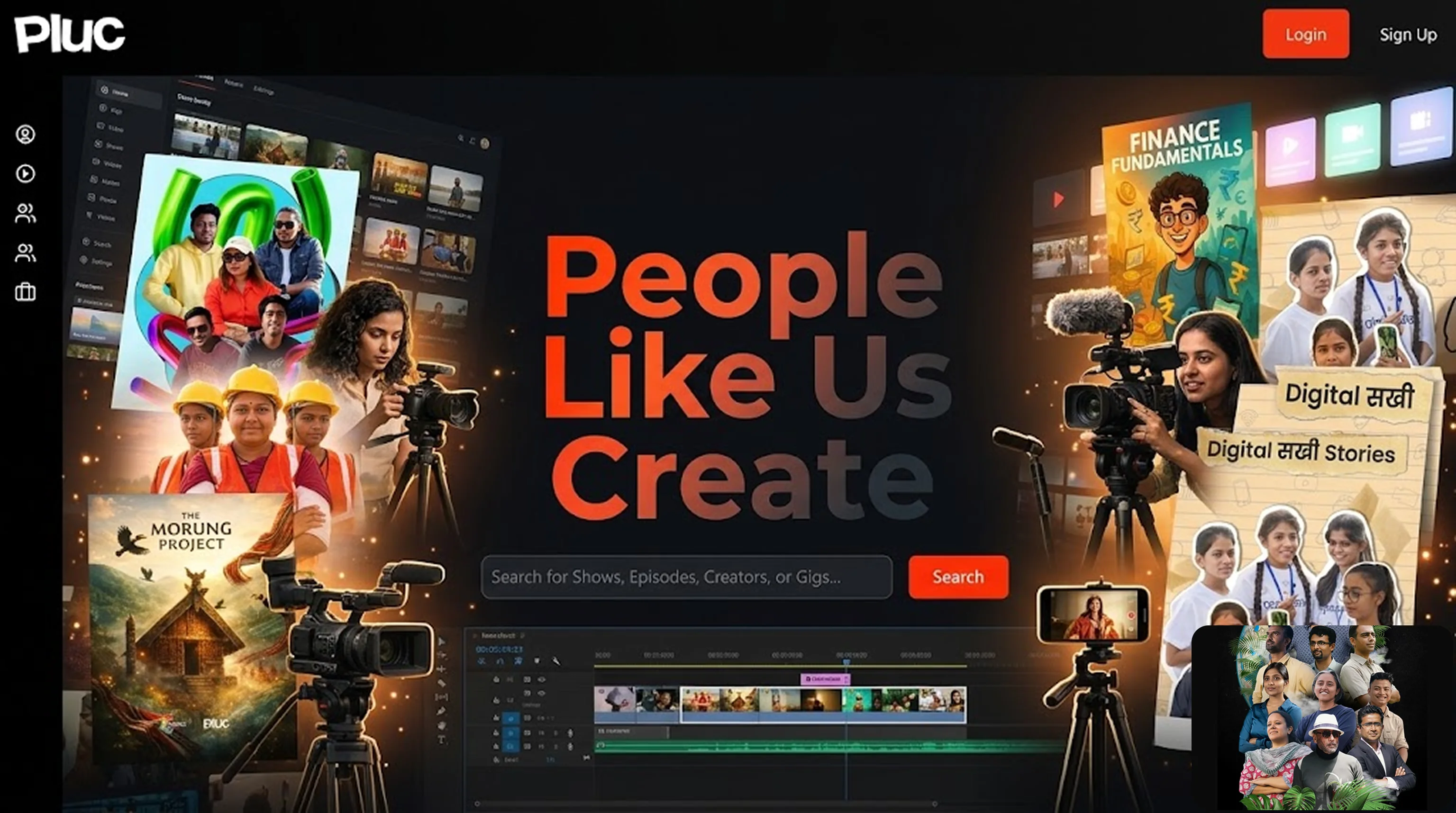 Pluc TV — Creator Economy / Web & App project by CodiFly